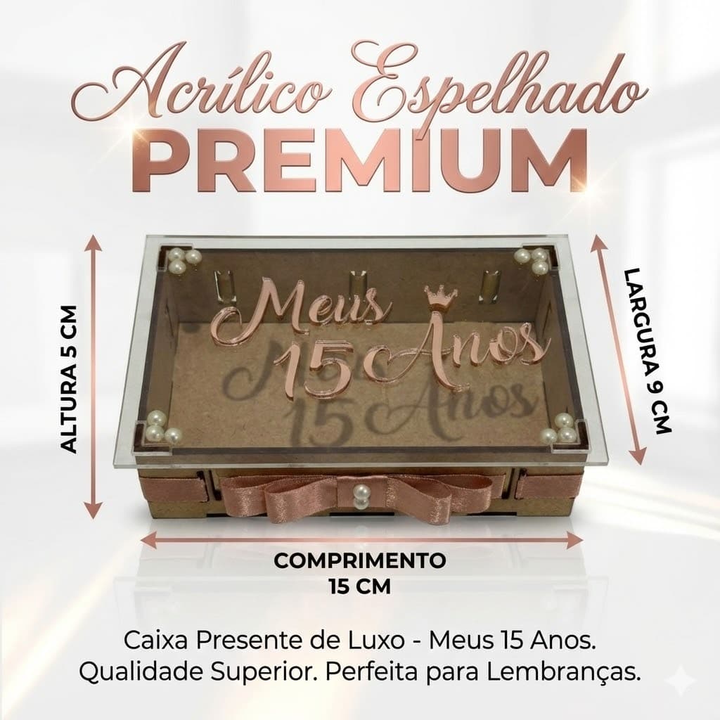KIt com 20 caixas de lembrancinhas 15 anos Debutantes Bodas de Ouro Casamento Convite padrinhoscom fita