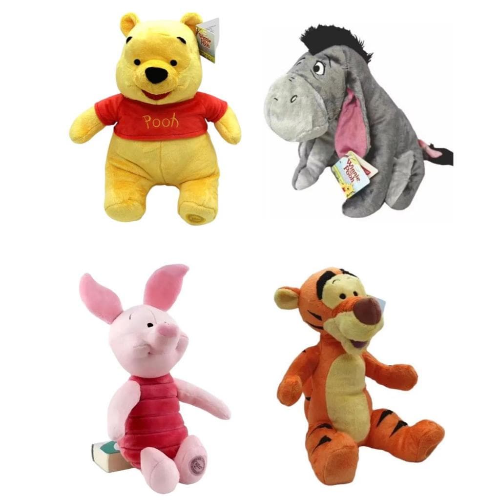 Pelúcia Turma Pooh 40cm Original Disney Tigrão Leitão Bisonho - Escolha a sua