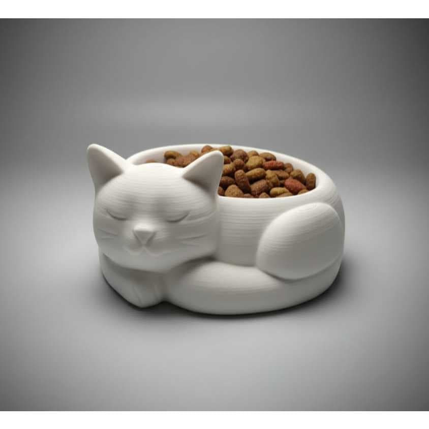 Comedouro para Gatos – Design Moderno em Formato de Gatinho