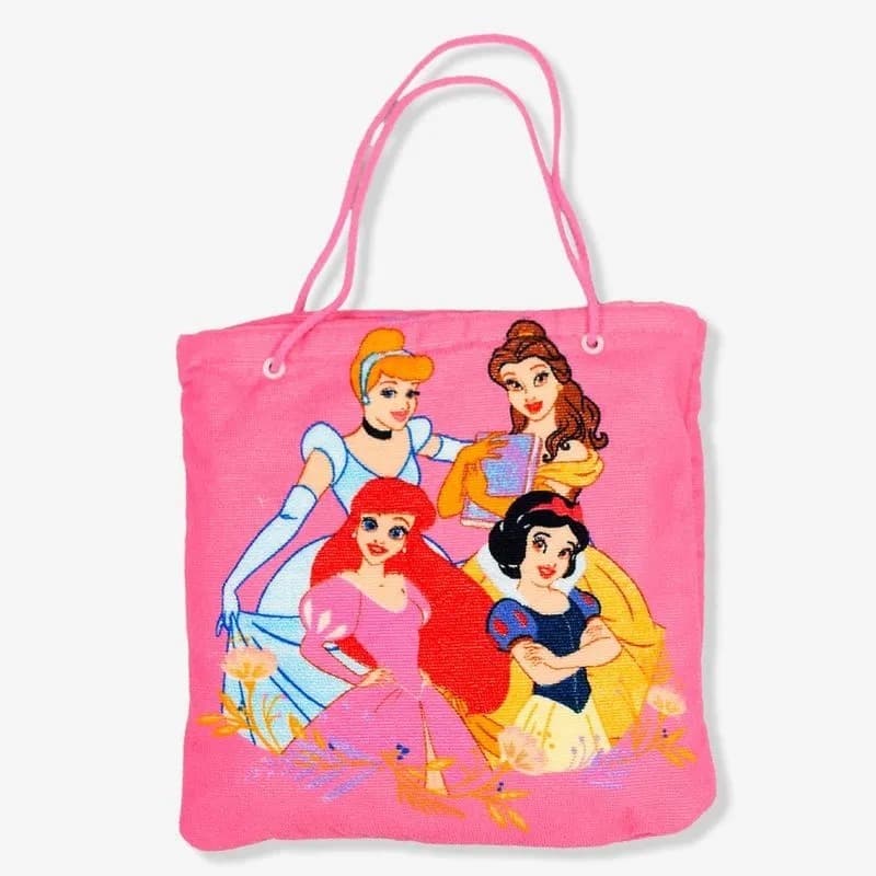 Toalha de Praia 2 em 1 Princesas - Disney Oficial Zona Criativa