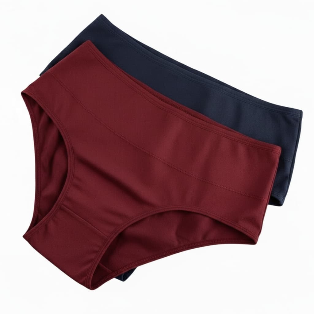 Kit 2 Calcinha Plus Size Cotton Pala Dupla Sustentação Abdômen Macia Empório Da Roupa