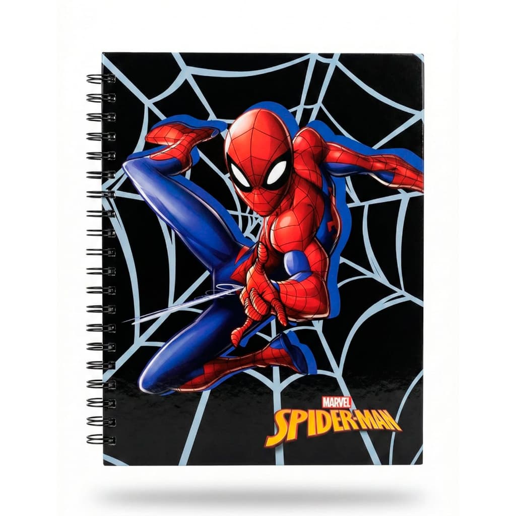 Caderno Universitário 10 Matérias Homem Aranha Capa Dura
