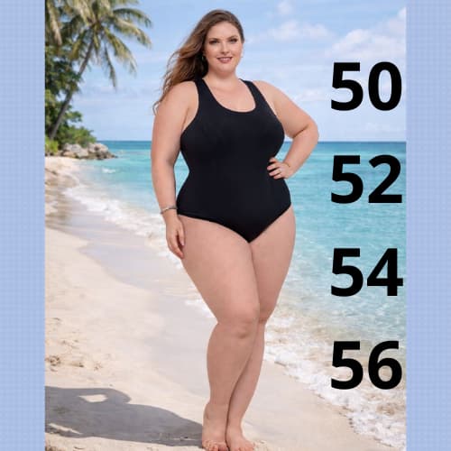 Maiô Plus Size Estruturado com Bojo e Costura Dupla Modelador com Alta Sustentação e Alça Cruzada nas Costas