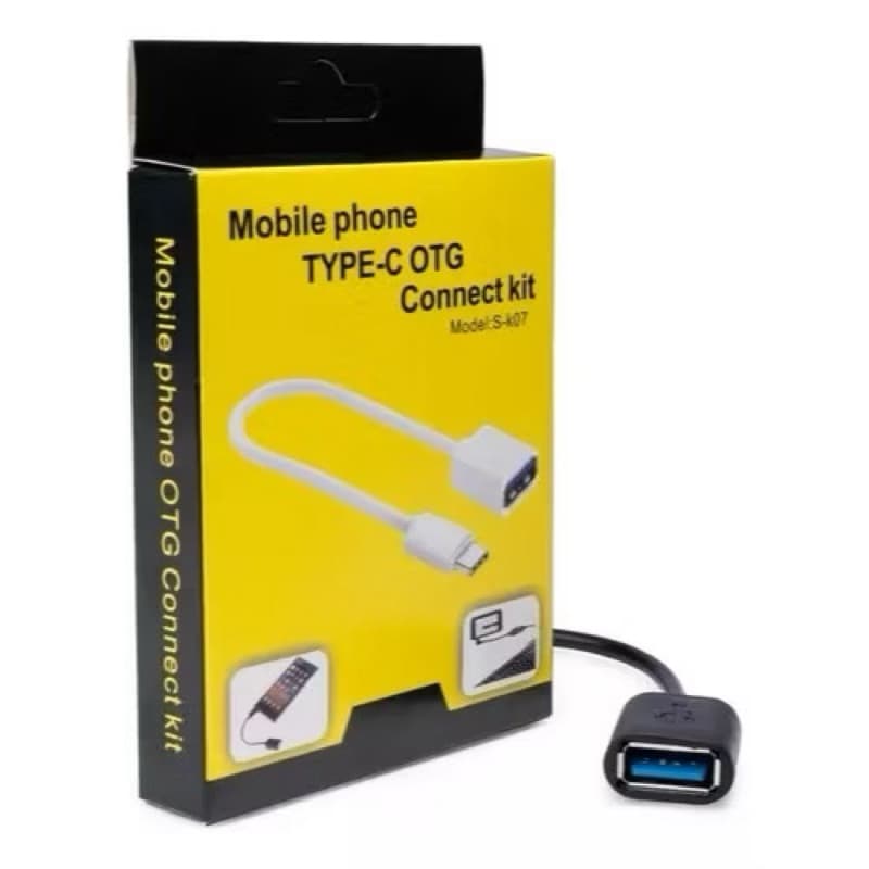 Cabo Adaptador Type C Otg Usb Mobile Phone S-k07