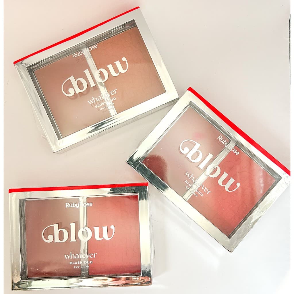 Blush Duo Whatever Blow Ruby Rose - Linha Blow Ruby Rose