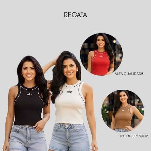 REGATA AL0 REGATA BLOGUEIRA MODELO GRINGO FIT CASUAL