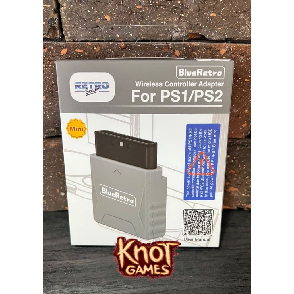 BLUE RETRO - ADAPTADOR PS1 E PS2