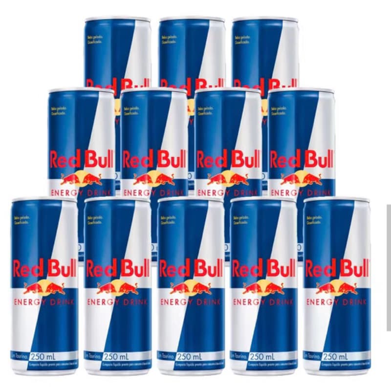 Energético Red Bull Lata 250ml 12 Unidades