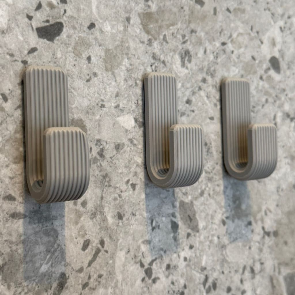Gancho para Toalha Minimalista | Kit Ganchos Modernos para Banheiro e Cozinha
