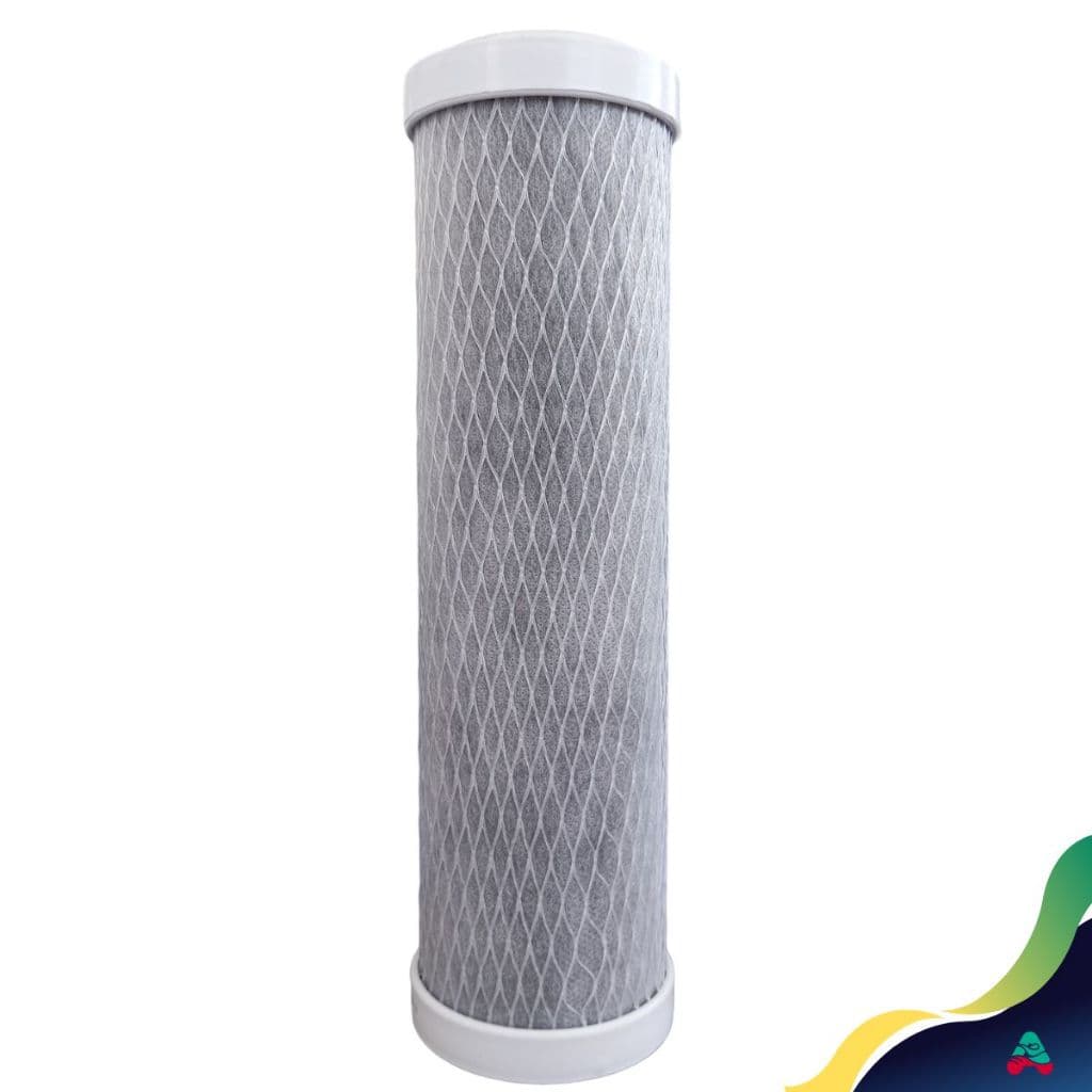 Refil para filtros carvão ativado (block) 9 3/4" bebedouro, ponto de uso, pia
