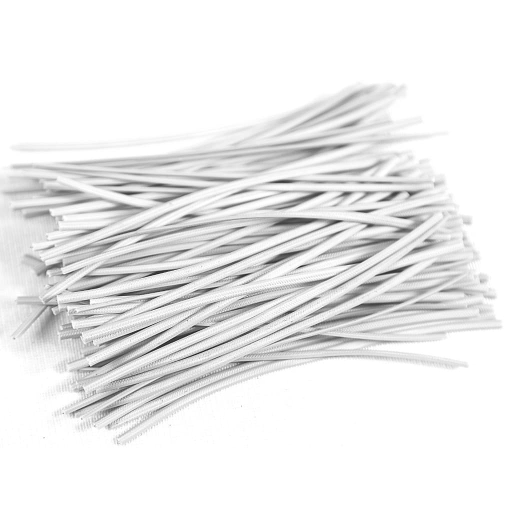 Amarrilho Fecho Lacre Arame Branco / Preto / Dourado / Prata 100 unidades