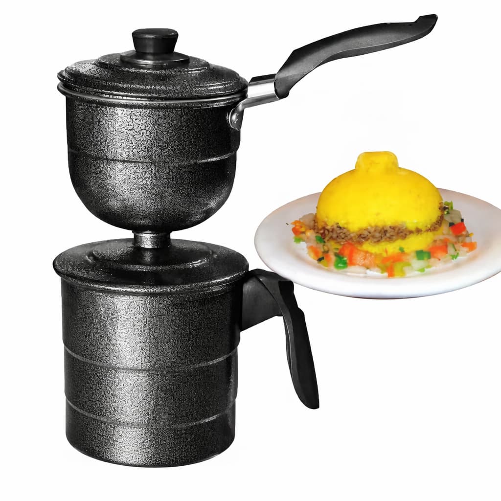 Cuscuzeiro a vapor nordestino "Peito de moça" Craqueado ou vermelho