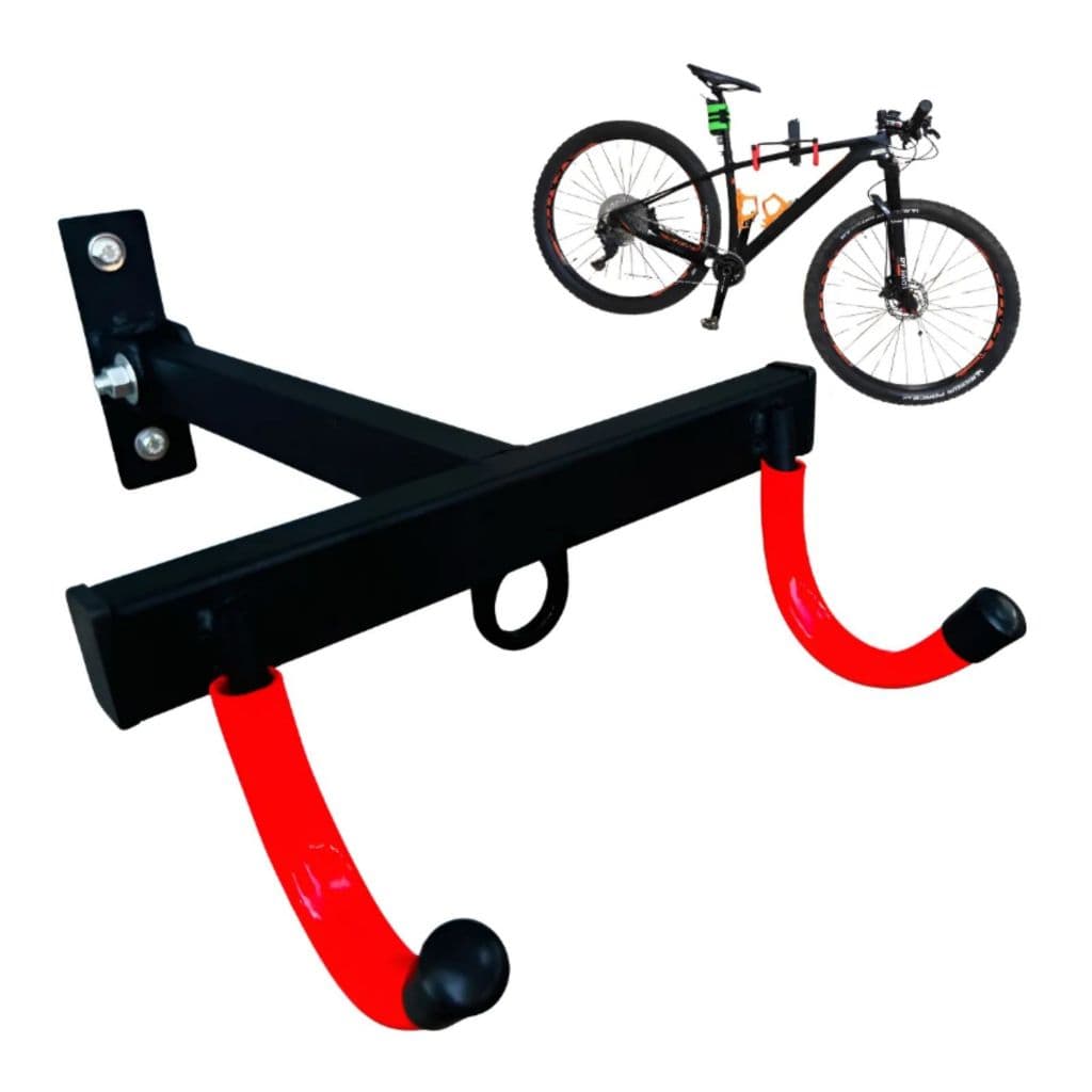 Suporte De Parede Horizontal Universal Para Bike Mtb Speed PretoSuporte De Parede Horizontal Universal Para Bike Mtb Spe
