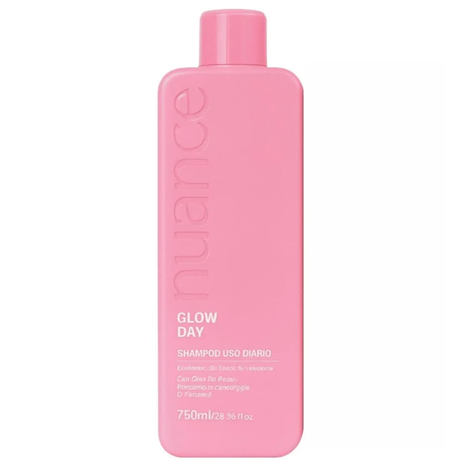 Shampoo Nuance Glow Day 750ml Crescimento Capilar Brilho Diário