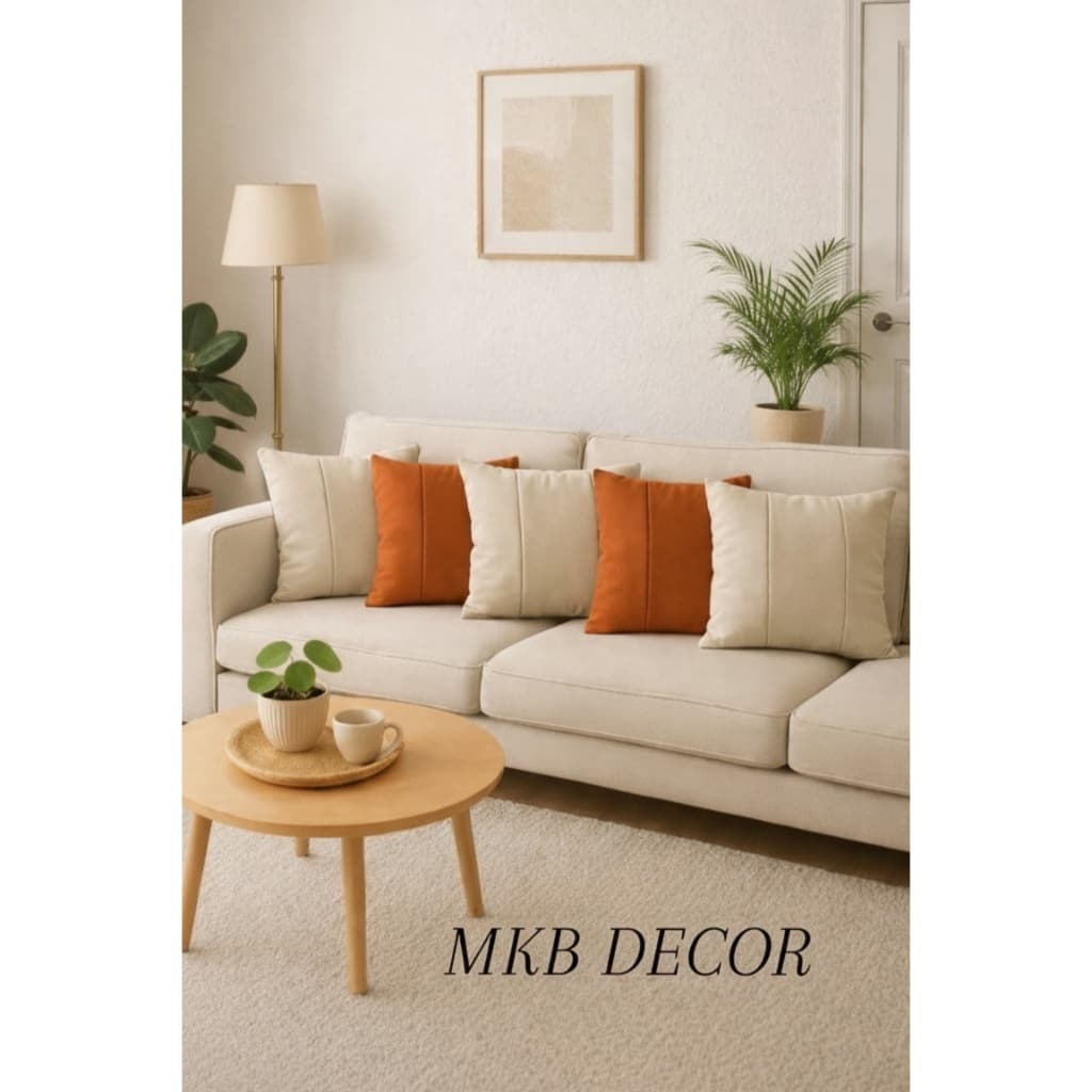 Capa de Almofada Decorativa em Suede ( Sem Enchimento )  Moderna e Sofisticada
