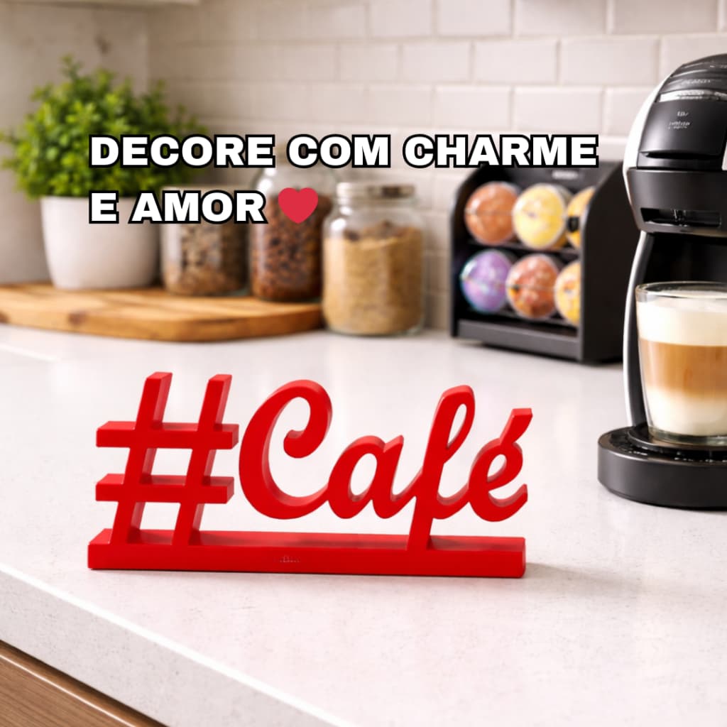 Placa decorativa para cantinho do café , cozinha , área gourmet, decoração minimalista e elegante