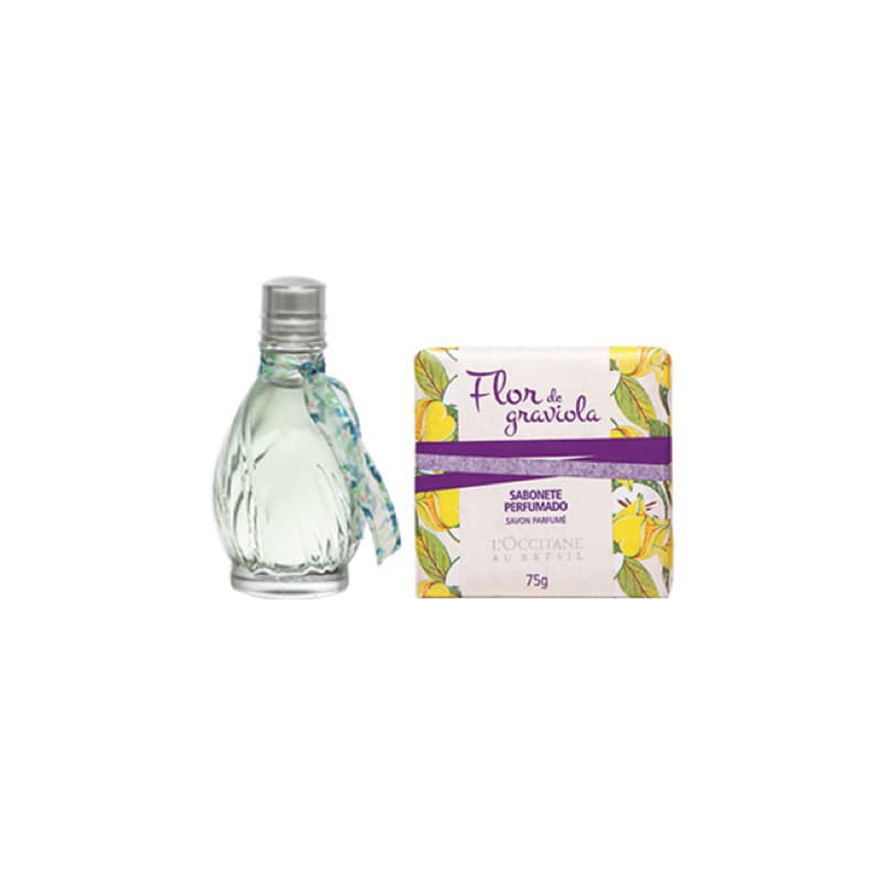 Duo Deo Colônia Flor de Limão de 15ml & Sabonete de Flor de Graviola de 75g L’Occitane au Brésil
