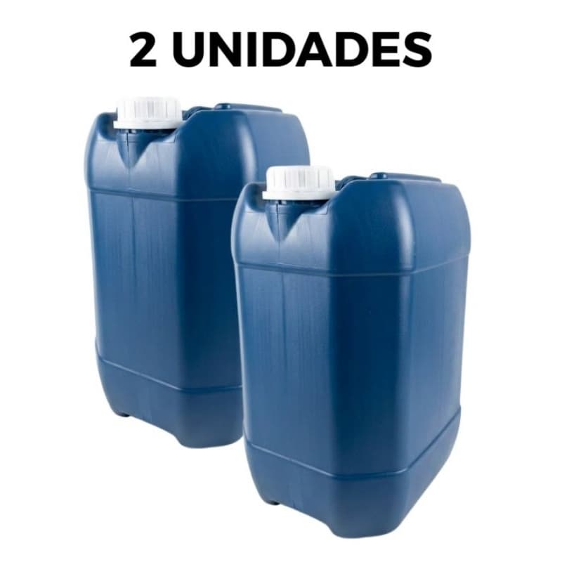 kit 2 Galão 20 Litros Plástico Bombona Reservatório (Novo)