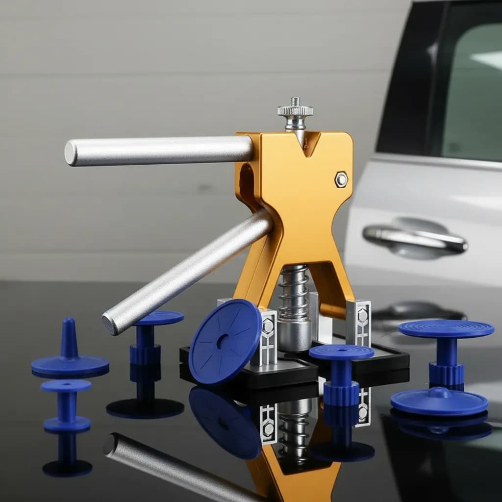 Kit de Repuxadeira de Amassados Automotivos com Acessórios