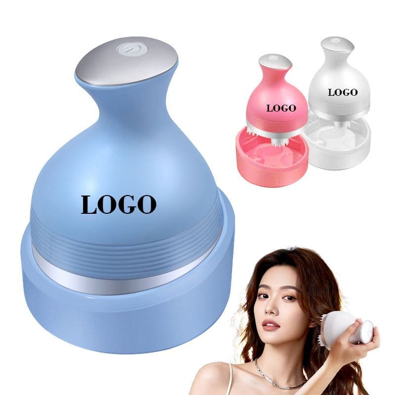 Mulheres Cabelo Scalp Cabeça Spa Massageador Limpeza Profunda Scalp Corpo Scalp Massageador com LOGO