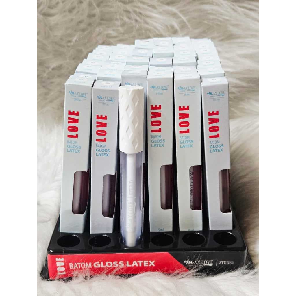 Box Display Gloss Látex №07 (48und + provador + display) - Max Love