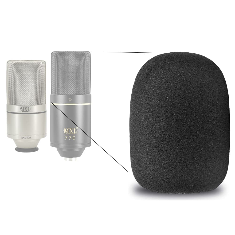 Espuma Capinha microfone MXL 990 770 MXL990 MXL770 pop-filter