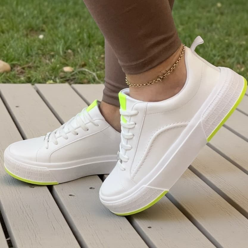 Tênis Feminino Casual Plataforma Vizzano Original Flatform Conforto e estilo  Lançamento