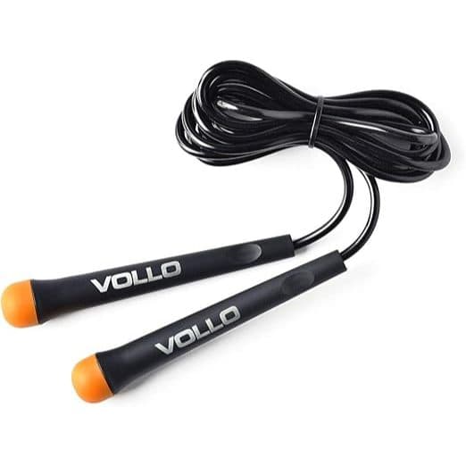 Corda de Pular Vollo PVC Ajustável Fitness Cardio Cross Training Academia