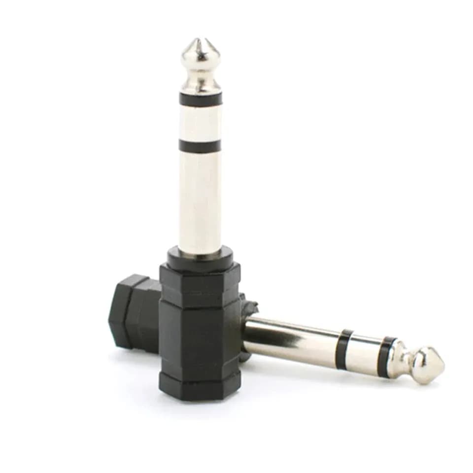 Adaptador Retorno Palco P3 Fêmea Estéreo X P10 Macho Estéreo Áudio Som Mesa Som DJ Fone Microfone