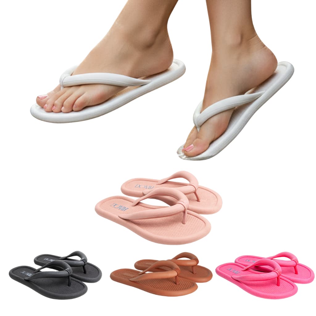 Chinelo Feminino Flip Flop Moderno Micro Expandido Conforto para Praia e Piscina e Dia a Dia