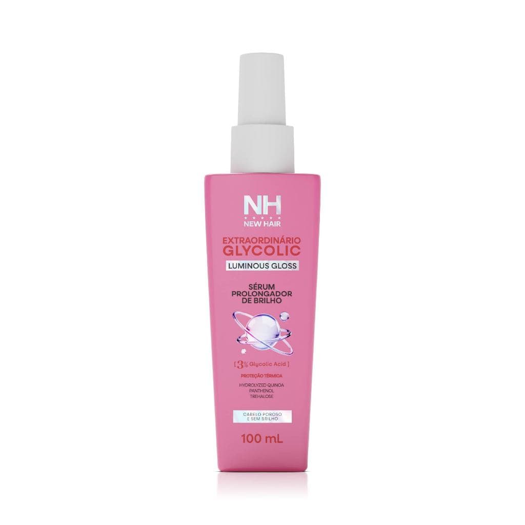 Sérum Capilar Óleo Extraordinário Glycolic 100ml New Hair | Para cabelo, Reconstrução e Proteção