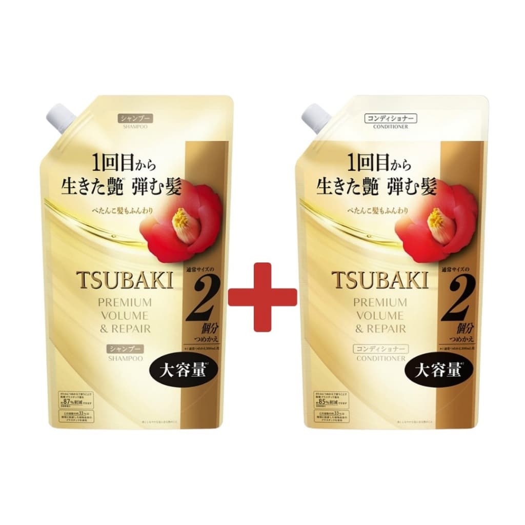 Shiseido Tsubaki - Shampoo 600ml + Condicionador 600ml