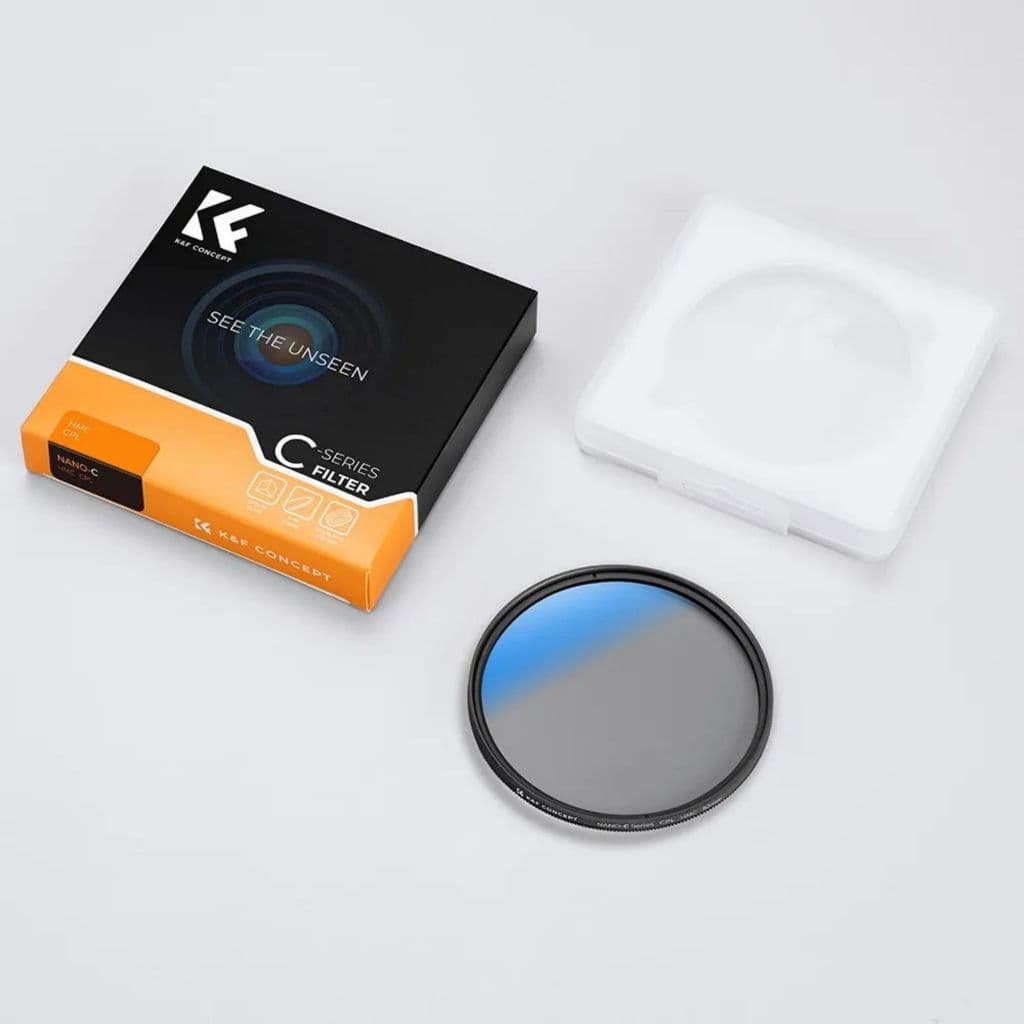 Filtro Nd K&f Variável Nd2-Nd400 Com Blue Coating Seríe C 67mm e 82mm