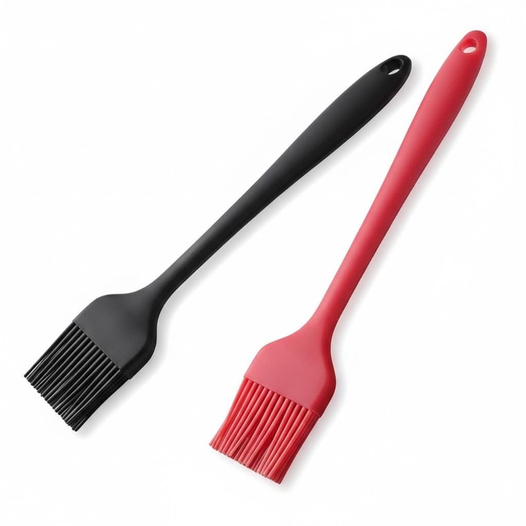 Pincel de Silicone Suporta Até 230C Culinário Com Alça 20,5cm HM