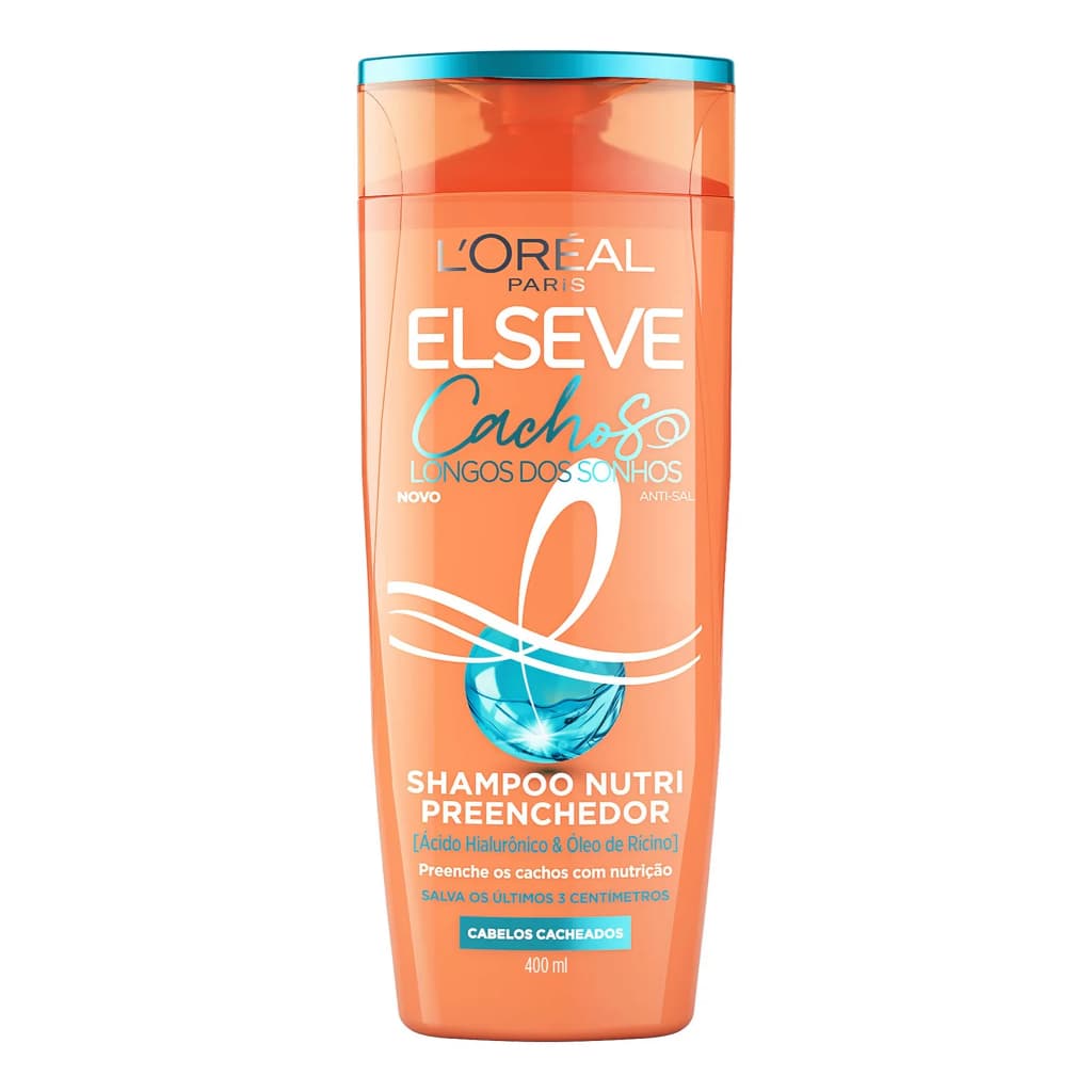 Shampoo Nutri Preenchedor Elseve Cachos Longos dos Sonhos 400ml