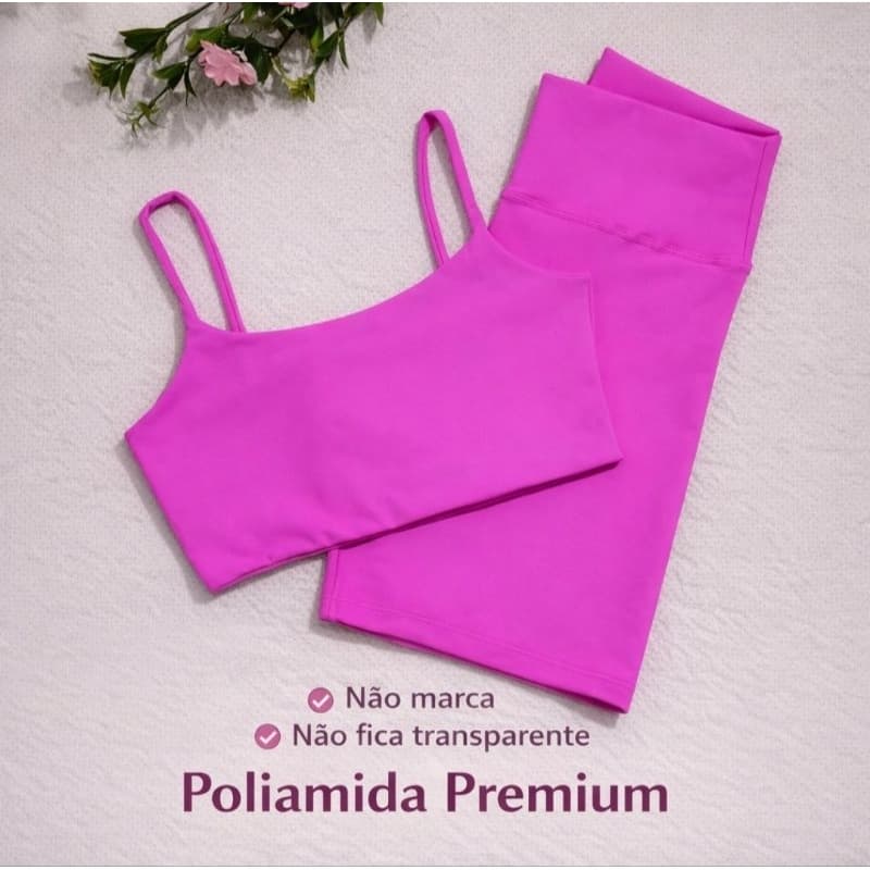 Conjunto Feminino Poliamida Blackout Zero Transparência Top e Short Cintura Alta Academia, Casual | Toque macio