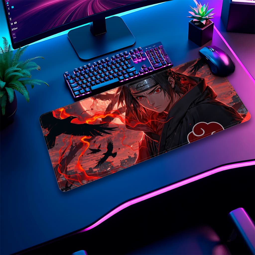 Mouse Pad Gamer Tapete Vários Modelos Anime Costura nas Bordas