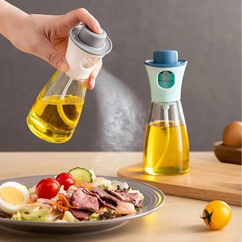 Spray de VIDRO Borrifador Pulverizador Porta Azeite Vinagre Óleos Galheteiro Chef 170ML Dia das Mães