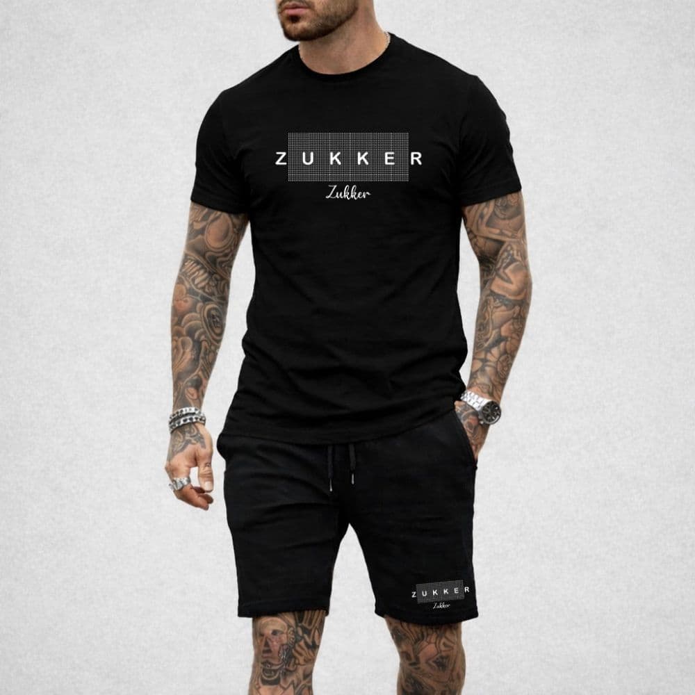 Kit Camiseta Masculina 100% Algodão Short Moletom Moletinho Oferta Envio Imediato