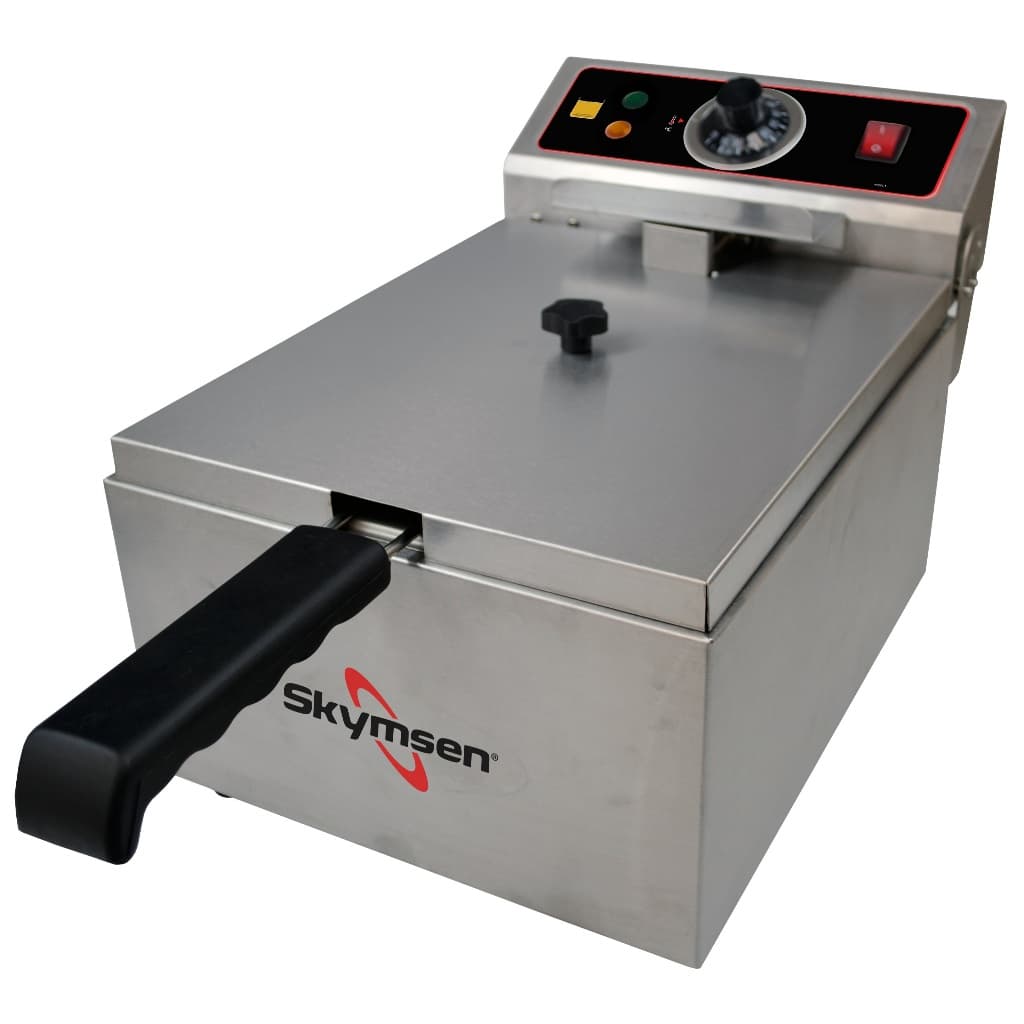 Fritadeira Elétrica Profissional Skymsen Fe-10-n Inox 5l Inox 220v 60 Htz