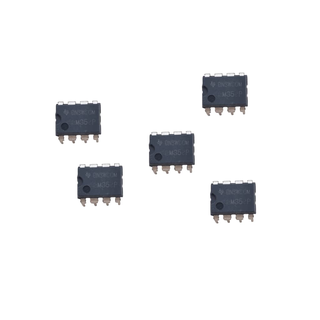 Circuito Integrado Amplificador Operacional LM358P DIP8 5 Peças