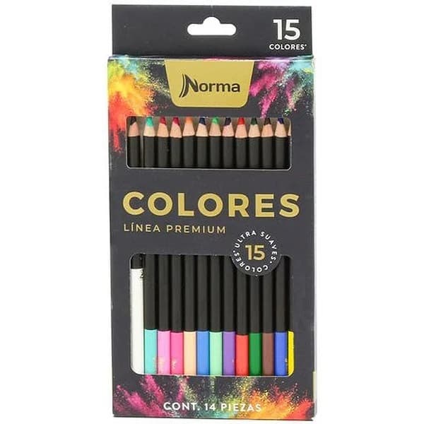 Lápis De Cor Profissional Premium Marca Norma