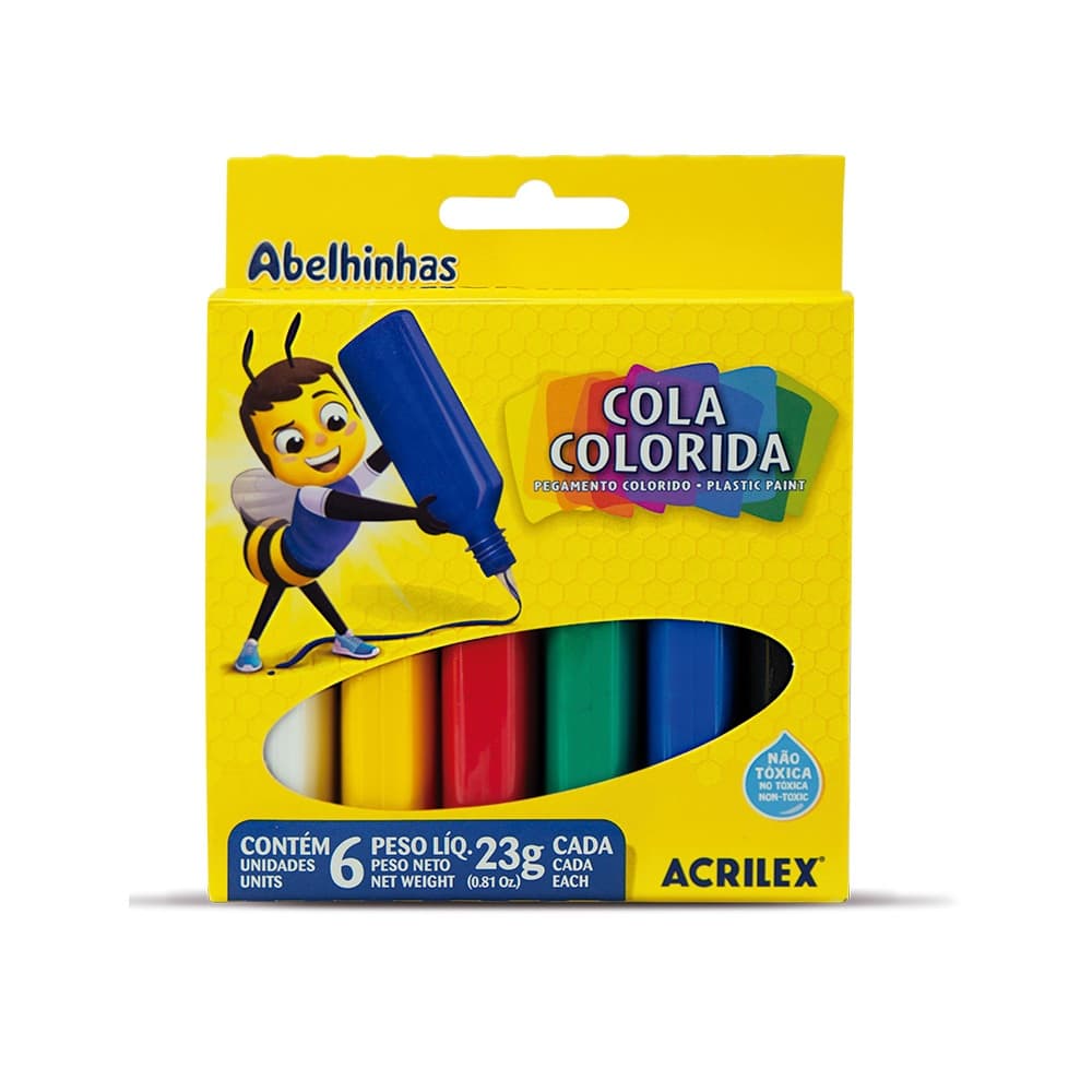 COLA COLORIDA ACRILEX