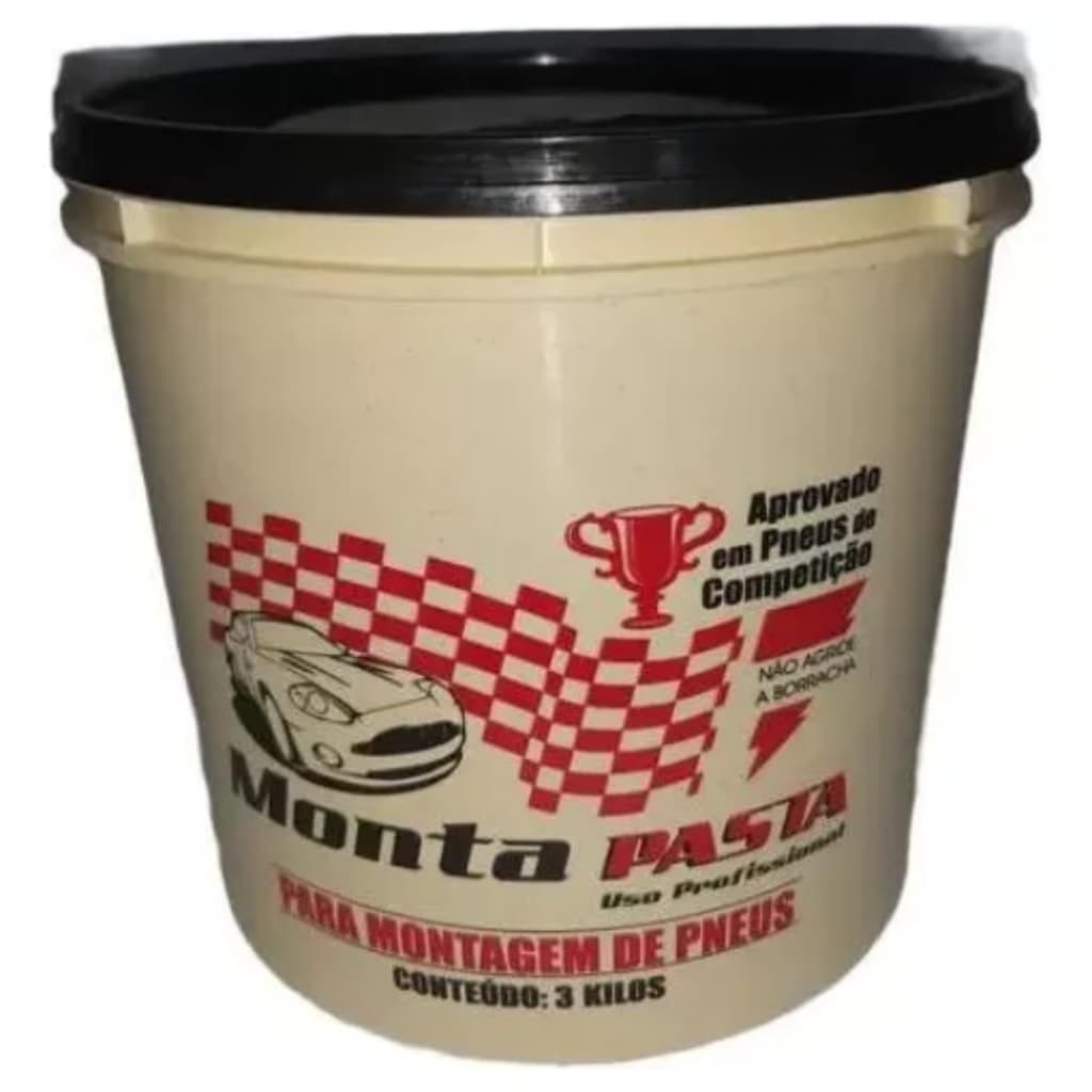 Kit 5 Pasta Montar Lubrificante P Montagem Pneus 3 Kg -monta