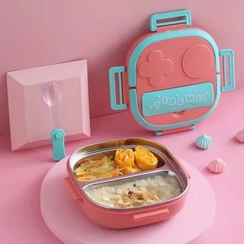 Marmita Lancheira Infantil Térmica Para Sua Casa Nova Escolar Portátil Recipiente Para Comida
