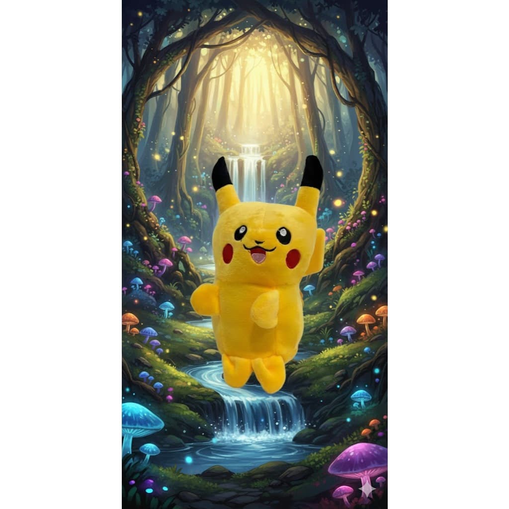Pelúcia Pikachu Antialérgico 20 cm Pokémon