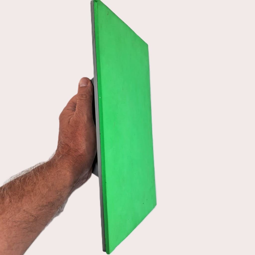 Desempenadeira Plástica Maciça 20x30cm Com Eva