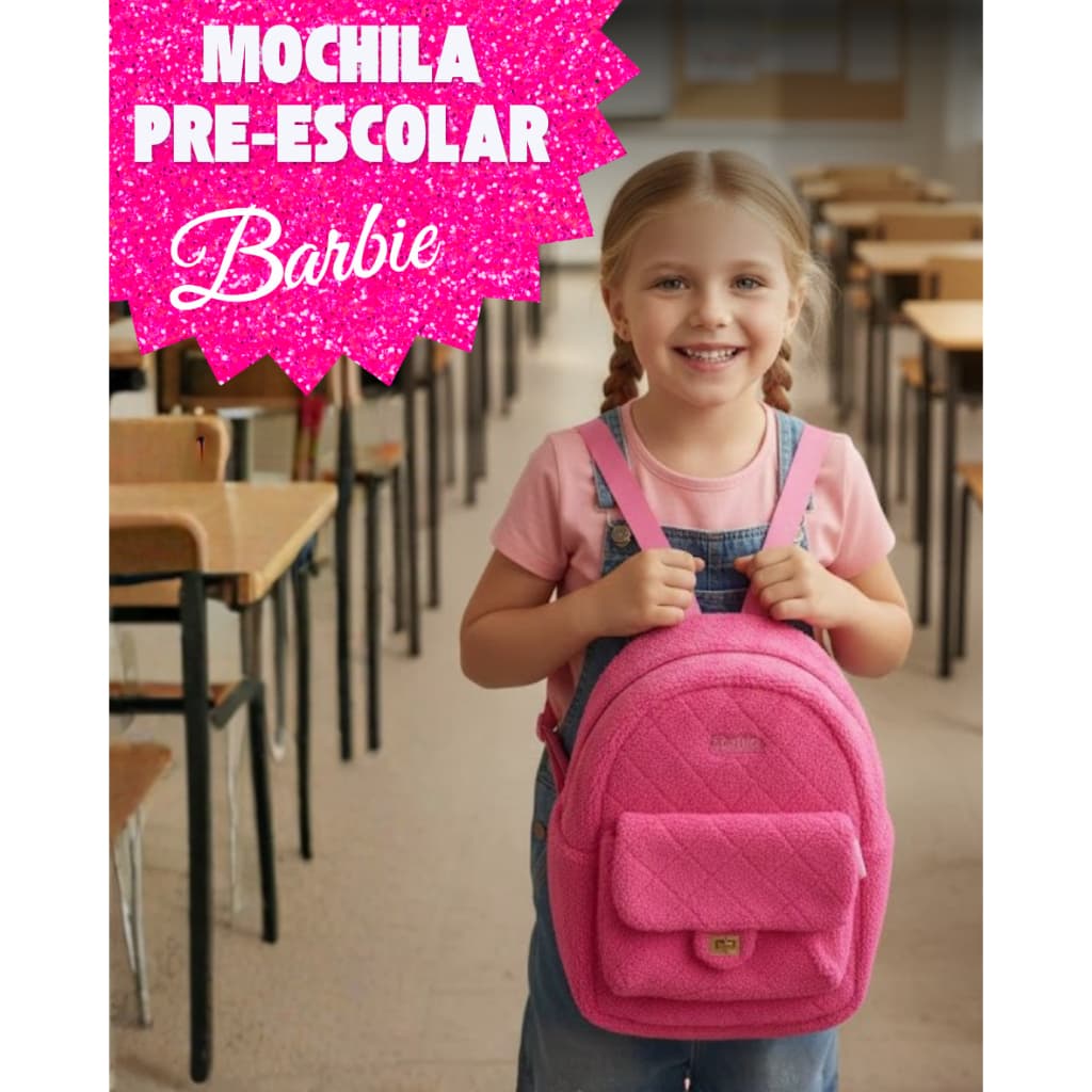 MOCHILA PRE-ESCOLAR BARBIE