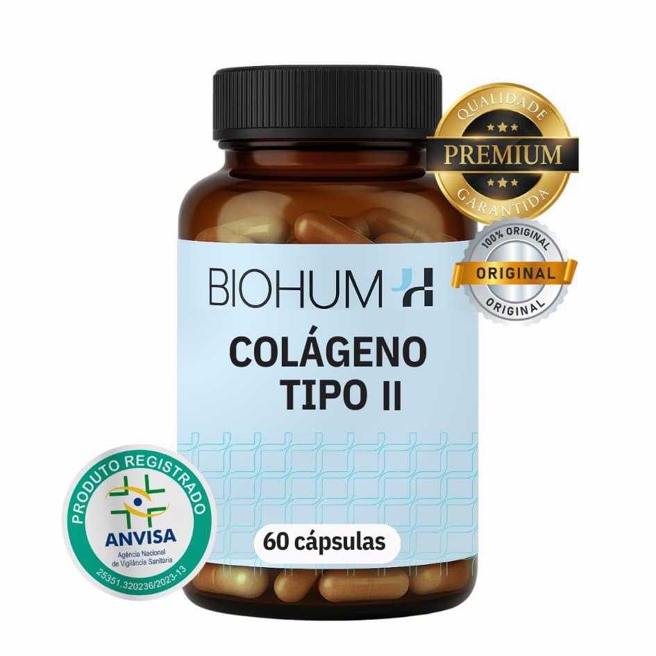 Colágeno Tipo II 40mg Matéria Prima Importada
