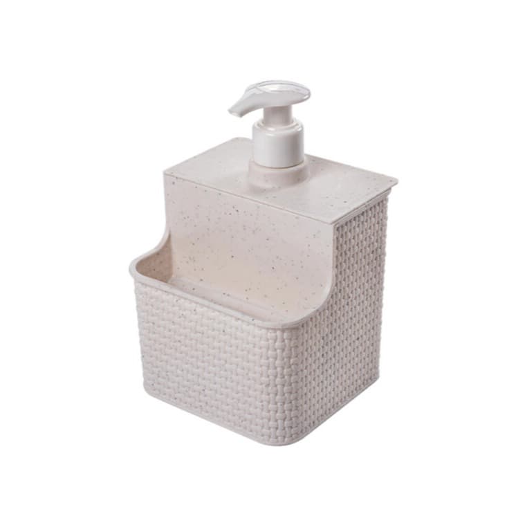 Porta Detergente Dispenser Esponja de Plástico Plasútil Tear Cinza